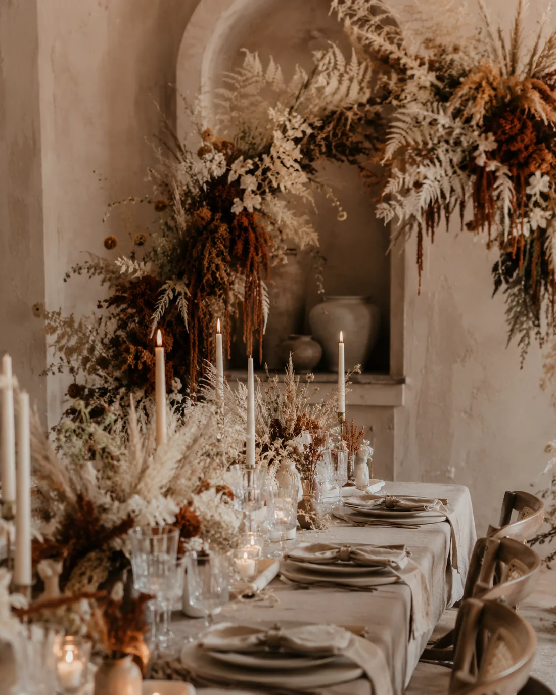 Editorial event florals